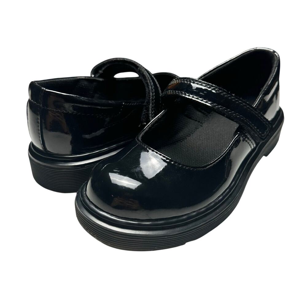 Dr. Martens | Youth Girl | Maccy II Patent Leather Black Mary Jane Shoes | US 2